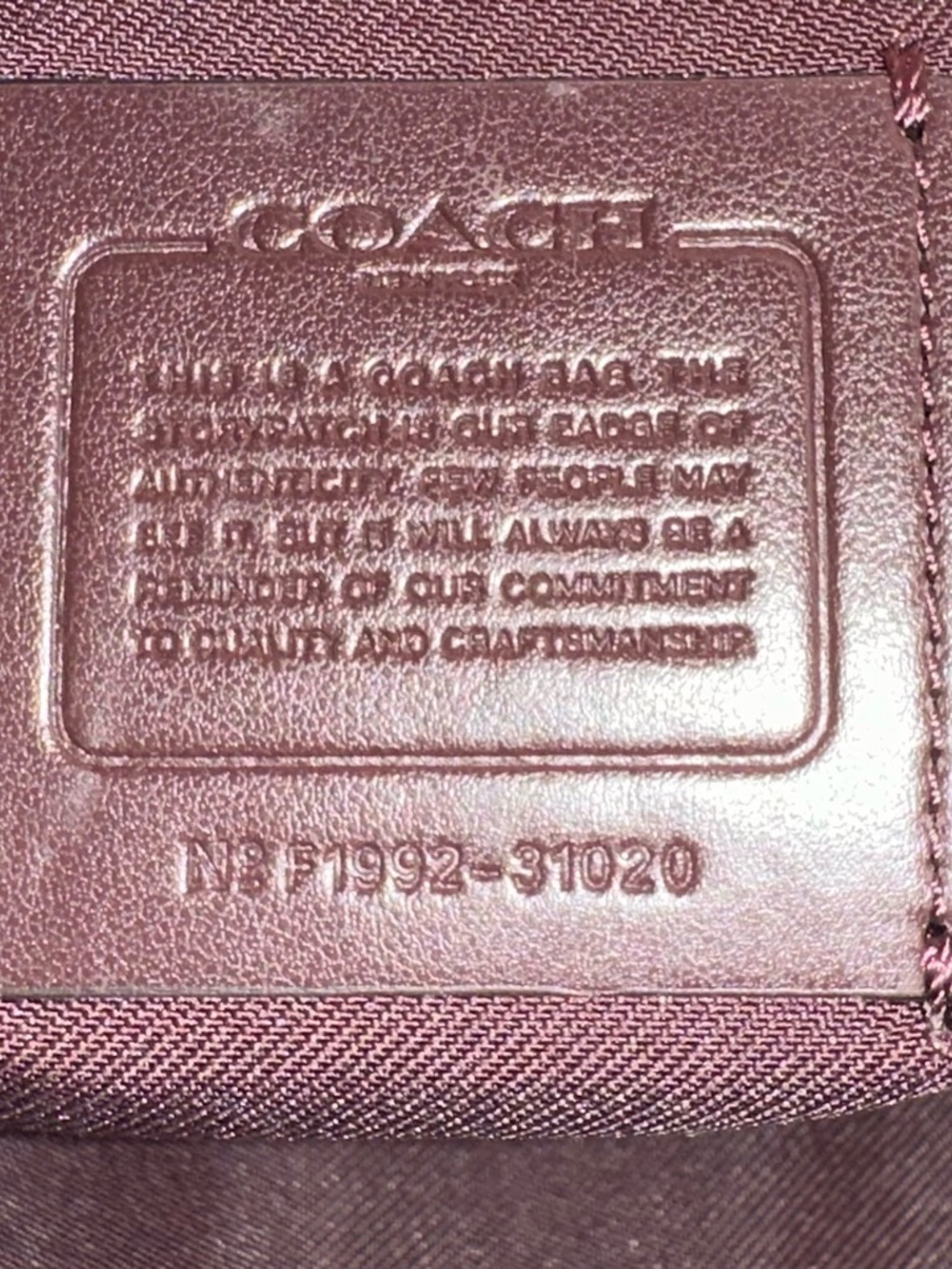 Coach Dreamer 36 with rivets in Oxblood - Picture 11 of 15